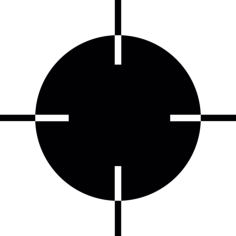 Black Target Pointer Engraving Svg Design, Free Vectors File